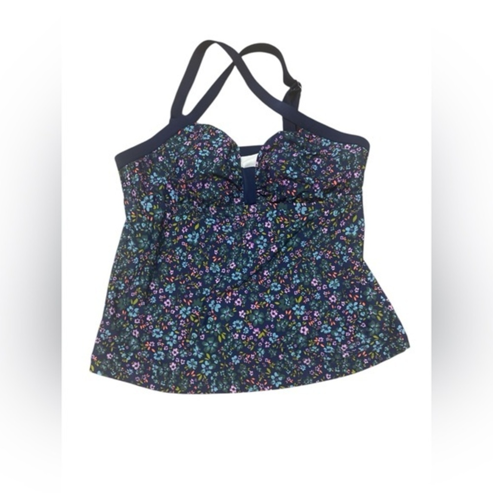 South Point Floral Tankini Top With Built In Cups Size‎ 8